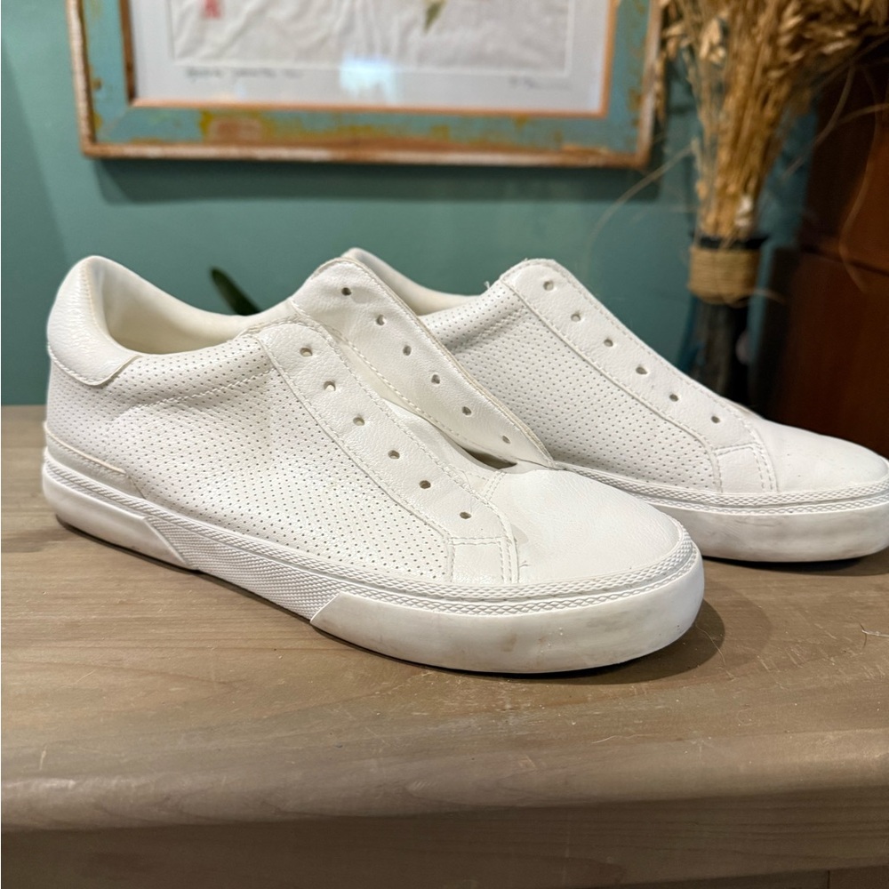 target brand basic white shoes